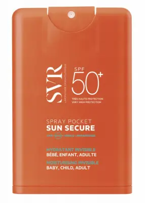 SVR Sun Secure sprej na opalování SPF50+ Moisturising Invisible Pocket Spray 20 ml