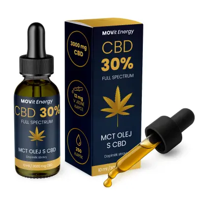 MOVit Energy CBD 30% Full Spectrum MCT olej 10 ml