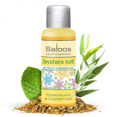Saloos tělový a masážní olej Devatero kvítí 50 ml