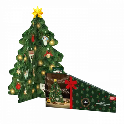 LEROS bylinný adventní kalendář stromeček 24 sáčků