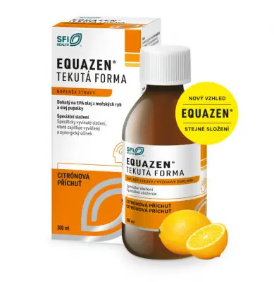 EQUAZEN tekutá forma s příchutí citrónu 200 ml