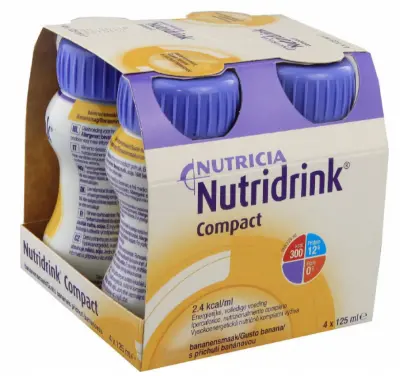 Nutridrink Compact s přích.banán 4x125ml