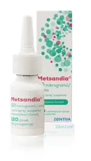 METSANDIA 50 mcg/dávka nosní sprej, suspenze