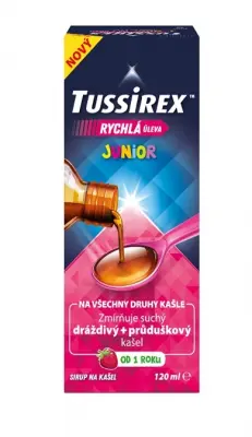 Tussirex Sirup na kašel Junior 120 ml