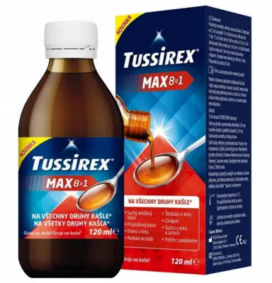 Tussirex MAX 8v1 sirup 120 ml
