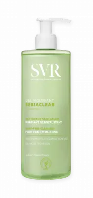 SVR Sebiaclear Gel Moussant čistící pěnivý gel pro mastnou a problematickou pleť (Purifying and Exfoliating Soap-Free Cleanser) 400 ml