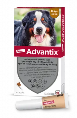 Advantix pro psy 40-60kg spot-on 4x6ml