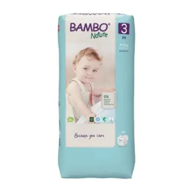 Bambo Nature 3 dětské plenky 4 - 8 kg 52 ks