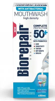Biorepair Ústní voda Complete Protection 50+ Mouthwash 450 ml