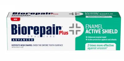 Biorepair Plus Advanced Enamel Active Shield zubní pasta 75ml