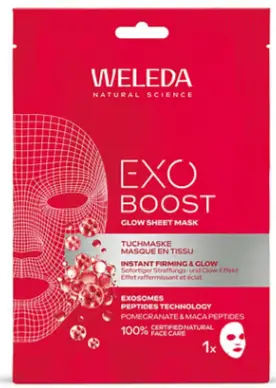 Weleda Exo Boost Zpevňující maska Granátové jablko a Maca-peptidy 20 ml