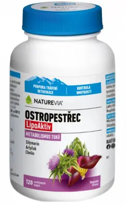 BIOVIT NatureVia Ostropestřec LipoAktiv 120 kapslí