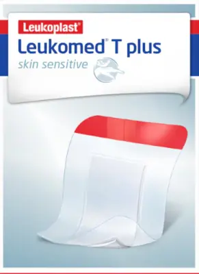 Leukomed T Plus Skin Sensitive 5x7.2cm 5ks náplast s polštářkem