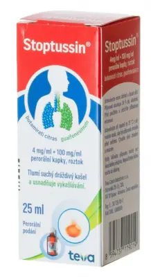 STOPTUSSIN POR 4MG/ML+100MG/ML POR GTT SOL 1X25ML