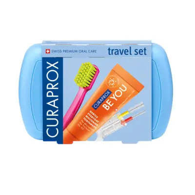 CURAPROX Travel set modrý
