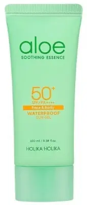 Holika Holika Voděodolný opalovací gel Aloe SPF 50+ (Waterproof Sun Cream) 100 ml