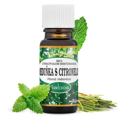 Saloos esenciální olej Meduňka s Citronelou 10 ml
