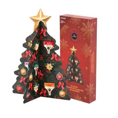 Leros Adventní kalendář stromeček - dárková sada čajů