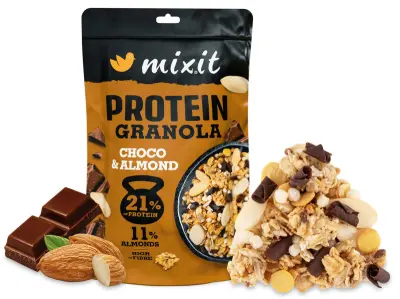 Mixit Proteinová granola - čoko & mandle