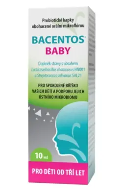 BACENTOS BABY orální probiotické kapky 3+ 10ml