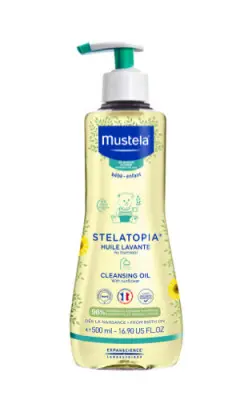 Mustela Bébé Stelatopia sprchový olej Cleansing Oil 500 ml