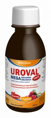 Uroval Mega Brusinka sirup forte 200ml