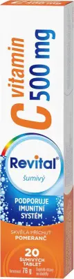 Revital C vitamin 500mg pomeranč tbl.eff.20