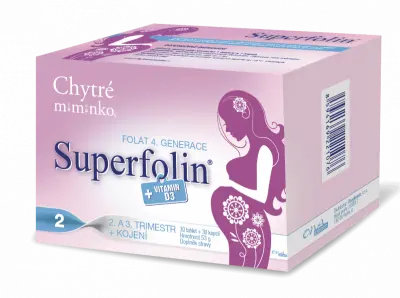 Chytré miminko superfolin 2 MAMA tbl.30+cps.30