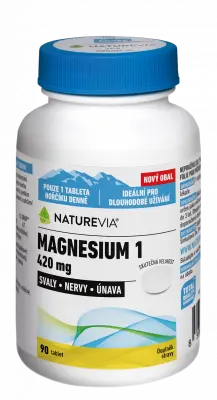 NatureVia Magnesium 1 420mg tbl.90
