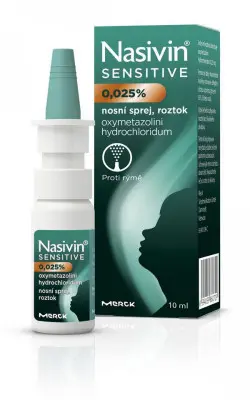 Nasivin Sensitive Děti 0.25mg/ml nas.spr.sol 10ml