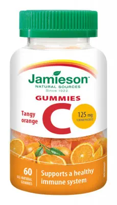 JAMIESON Vitamín C Gummies pomeranč pastilky 60ks