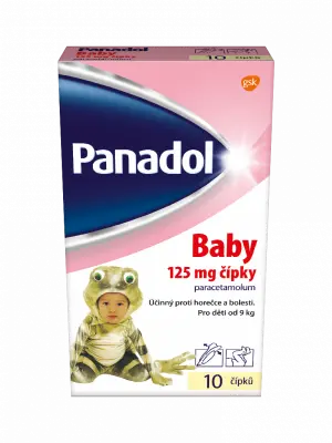 Panadol Baby 125mg sup. 10 CZ
