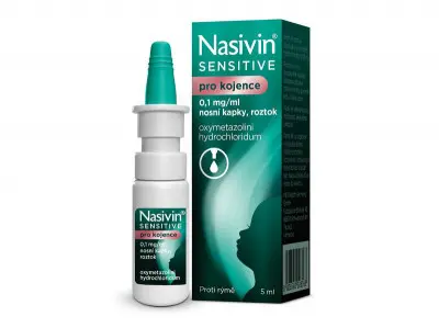 Nasivin Sensitive Pro Kojence 0,1mg/ml nas.gtt.sol. 1 x 5 ml