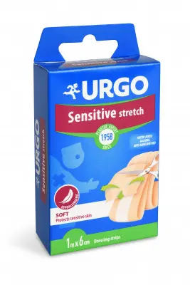 URGO SENSITIVE Citlivá pokožka náplast 1mx6cm NOVÁ
