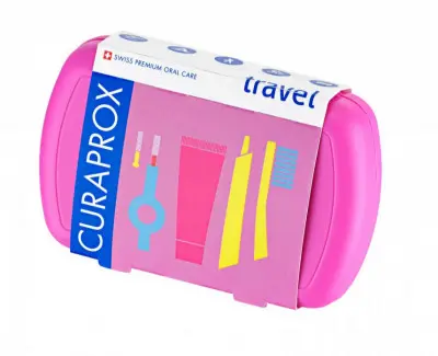 Curaprox Travel set růžový