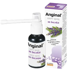 Anginal ústní sprej se šalvějí 30ml ZP Dr.Müller