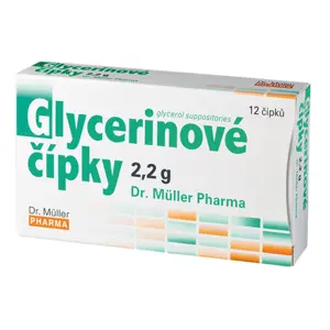 DR. MÜLLER Glycerinové čípky 2,2g 12 ks