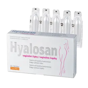 Hyalosan vaginální čípky 10ks Dr.Müller