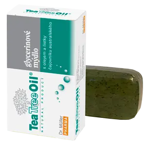 Dr. Müller Tea Tree Oil mýdlo s lístky čajovníku australského 100 g