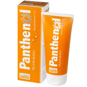 Panthenol tělové mléko 7% 200ml Dr.Müller