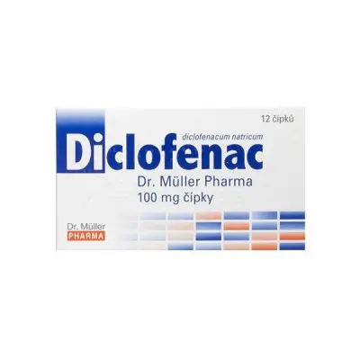 Diclofenac Dr.Müller Pharma 100mg sup.12
