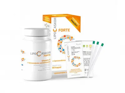 LIPO C ASKOR Forte vitamin C 520 mg 60 kapslí
