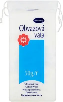 Hartmann obvazová vata 50g skládaná