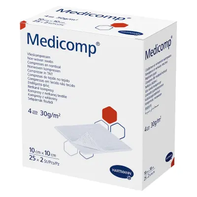 Medicomp Kompres sterilní 10 x 10 cm 25 x 2 ks