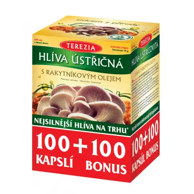 Terezia Company Hlíva ústřičná s rakytníkovým olejem 100+100 kapslí