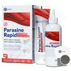 Parasine Rapid roztok + šampon na vši, rodinné balení 2 x 200ml + všiváček + čepice ENEO