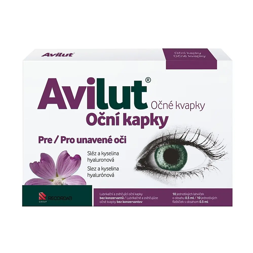 AVILUT Oční kapky 10x0.5ml