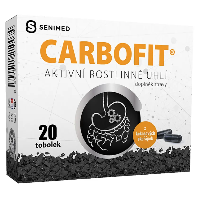 Carbofit aktivované uhlí 20tob