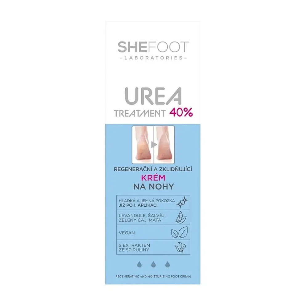 She Laboratories Regenerační a zklidňující krém na nohy 75 ml