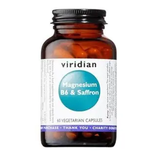 Viridian Magnesium B6 + Saffron 60 kapslí